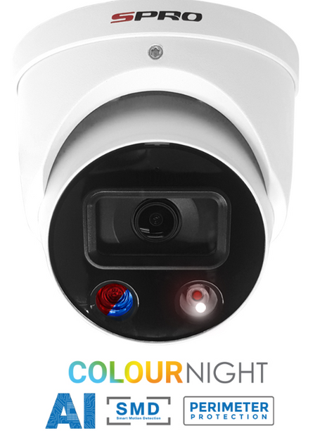 SPRO 5MP IP Smart Dual Illumination tioc 2.0 white