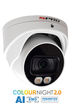 SPRO 8MP IP COLOUR NIGHT 2.0 DHIPD80/28LRW-M WHITE
