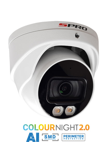 SPRO 8MP IP COLOUR NIGHT 2.0 DHIPD80/28LRW-M WHITE