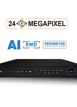 SPRO 4K 8 Channel 12MP IP NVR DHIPNVR08-4K-V2-0TB