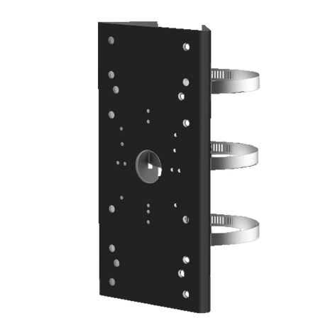 DS-1275ZJ-SUS-BLACK Pole mount bracket