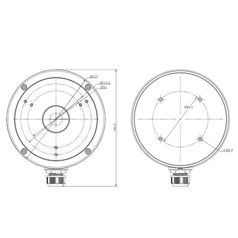 DS-1280ZJ-M-BLACK HIKVISION