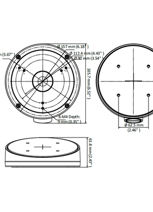 DS-1281ZJ-M-BLACK HIKVISION