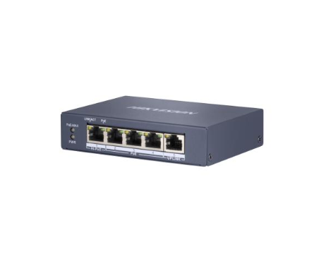 Hikvision DS-3E0505HP-E 4-poorts Gigabit