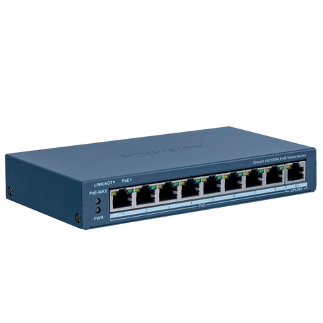 Hikvision switch 8x PoE-poorten