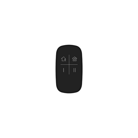 hikvision DS-PKF1-WE(Black) Wireless Keyfob