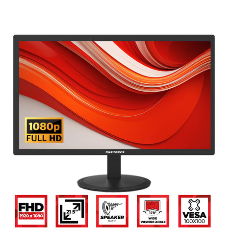 Monitor with Speakers Built-in HDMIMONITOR-22-K 22INCH